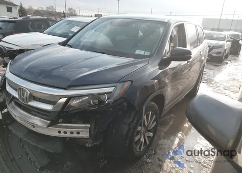 2020 Honda Pilot Awd Ex-L из США, поврежденный, VIN 5FNYF6H52LB037657